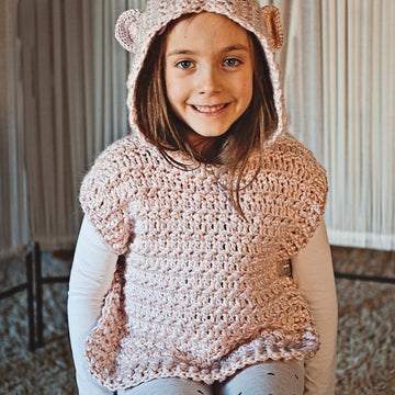 Hooded Poncho - Pullover