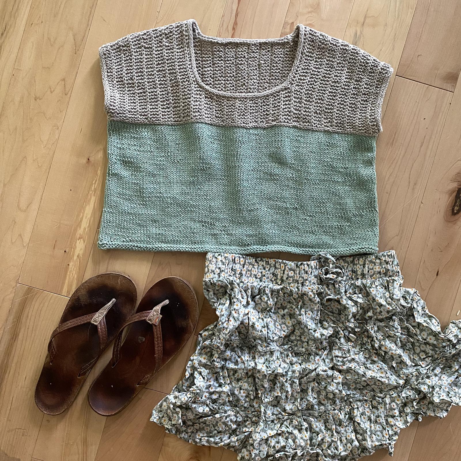 Square Neck Crop