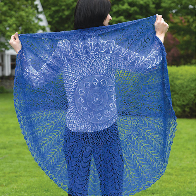 Valley Yarns Firmaments Lace Shawl Knitting Pattern