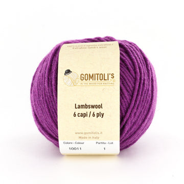 Gomitoli's Lambswool 6 Ply Yarn - Wool Worsted