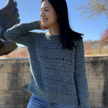 Bead Stitch Crochet Sweater