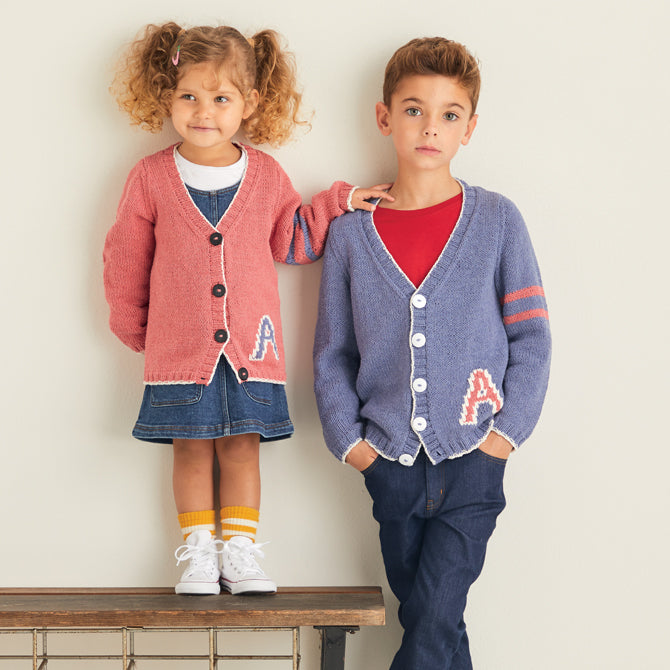 Sirdar Varsity Cardigan Knitting Pattern
