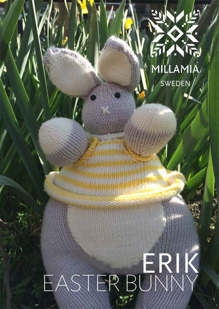 MillaMia Erik Easter Bunny Toy Knitting Pattern