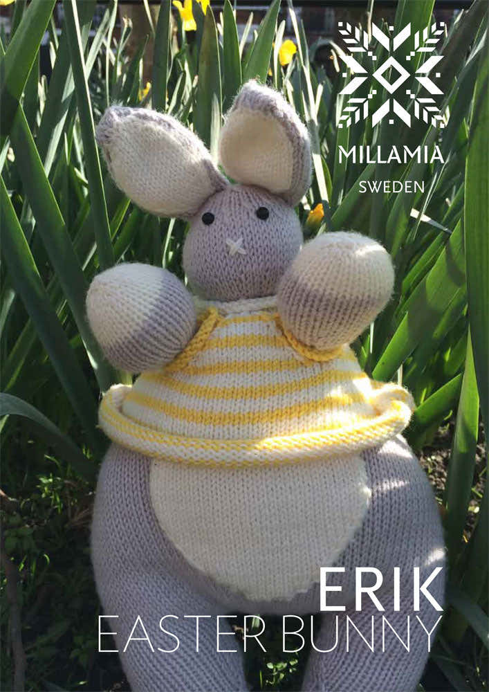 MillaMia Erik Easter Bunny Toy Knitting Pattern