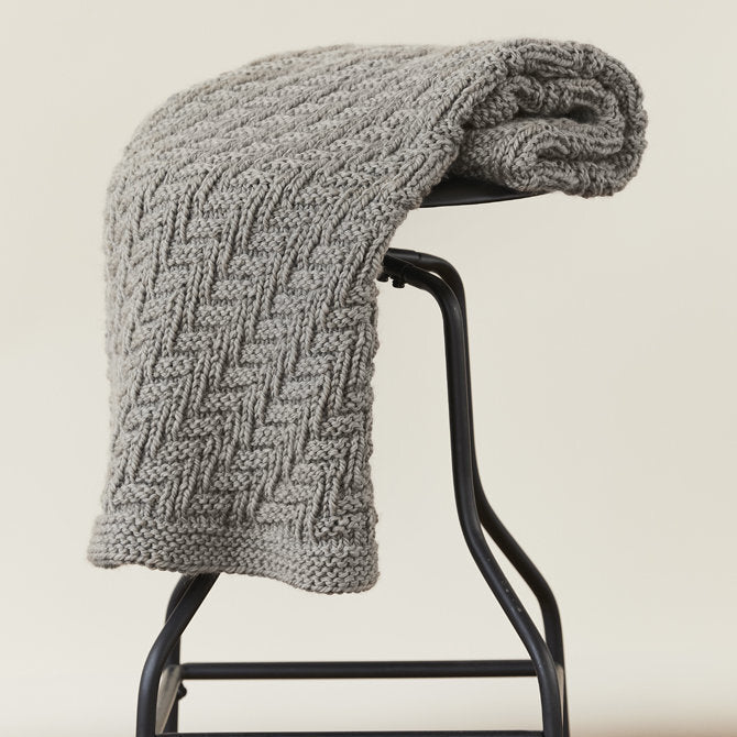 Tahki Yarns Breckenridge Blanket Knitting Pattern