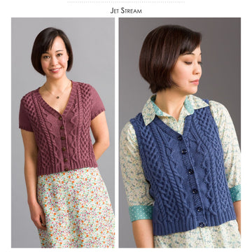 Classic Elite Yarns Jet Stream Cardigan Knitting Pattern