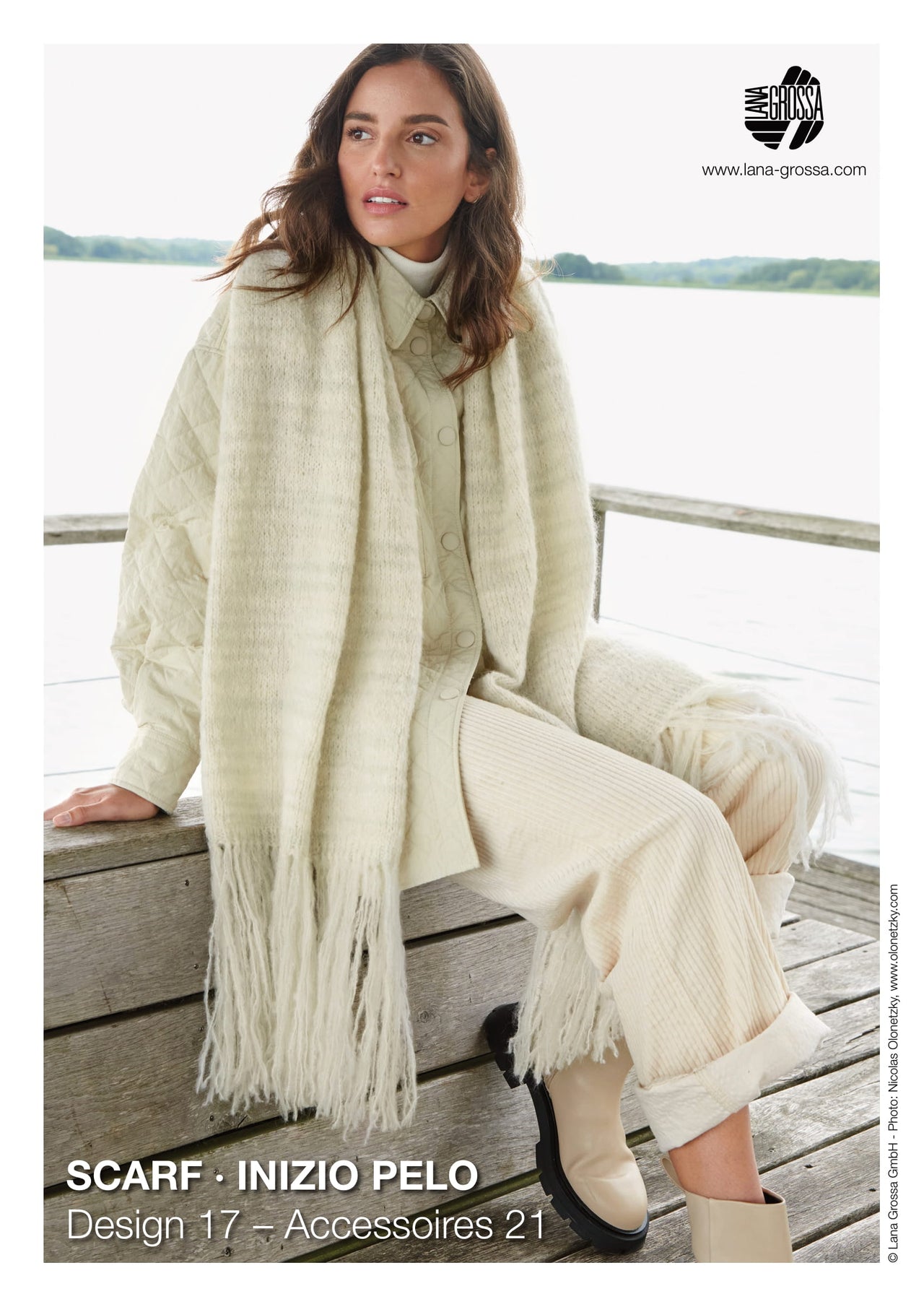 Lana Grossa Scarf Knitting Pattern