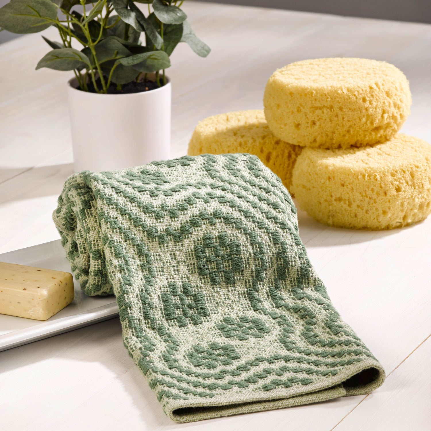 Valley Yarns #242 Pussy Willow Towels