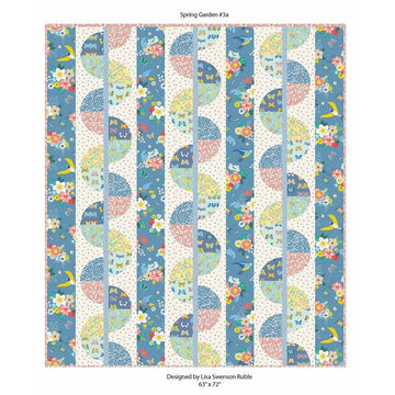 LoveCrafts Twist Spring Garden Quilt Knitting Pattern