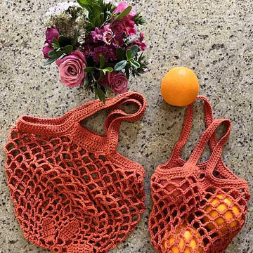 #346 Floral Mini Market Bag