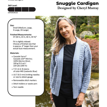 Snuggle Cardigan Knitting Pattern