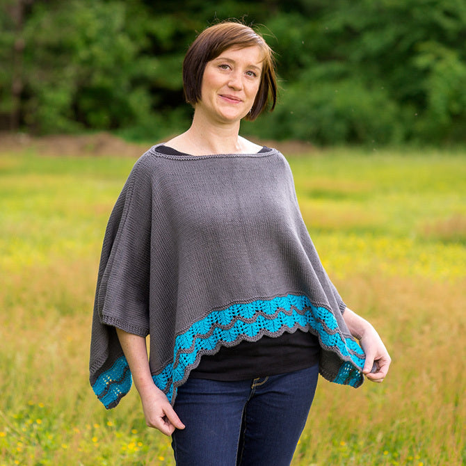 Valley Yarns Breezeway Poncho Knitting Pattern