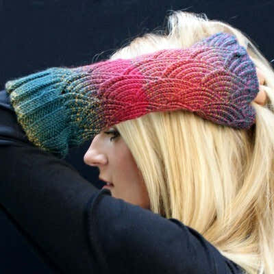 Jojoland Fun Fan Gauntlets Gloves Knitting Pattern