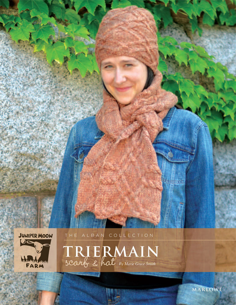 Triermain Scarf & Hat Knitting Pattern