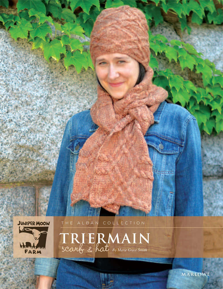 Triermain Scarf & Hat Knitting Pattern