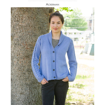 Classic Elite Yarns Ackerman Cardigan Knitting Pattern