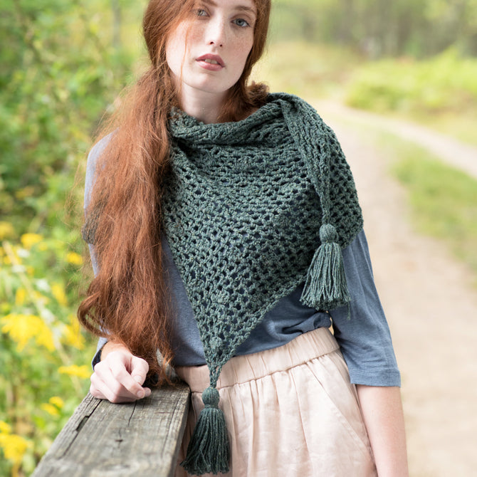 Berroco Balsam Scarf Crochet Pattern