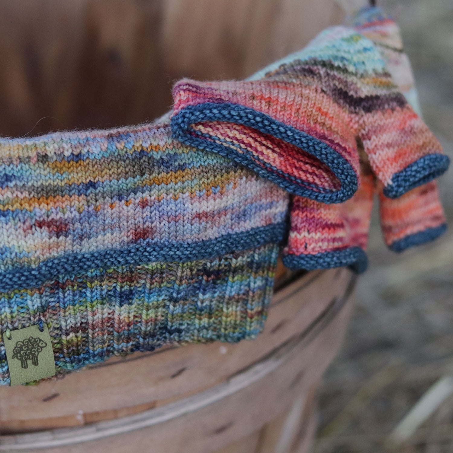 Koigu Pictor Hat and Fingerless Gloves Knitting Pattern