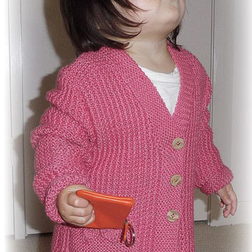 Textured Jacket / Cardigan with Pocket - P050