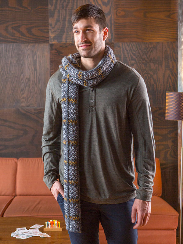 Berroco Hampden Scarf Knitting Pattern