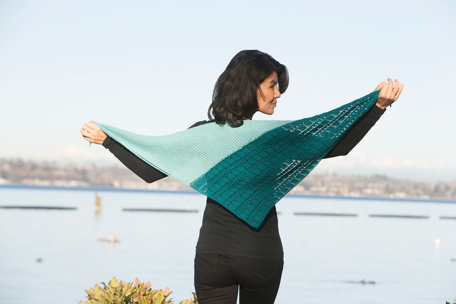 Cascade Yarns FW Heritage Napa Shawl Wrap Knitting Pattern