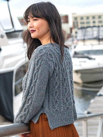 Arbus Pullover in Berroco Millstone Tweed PDF