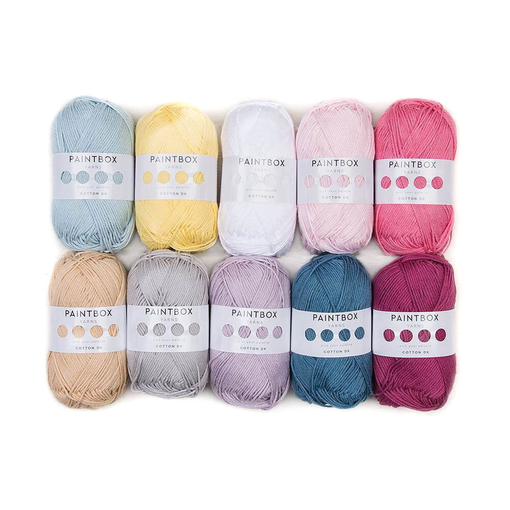 Paintbox Yarns Cotton DK 10 Ball Color Pack Yarn - Cotton DK