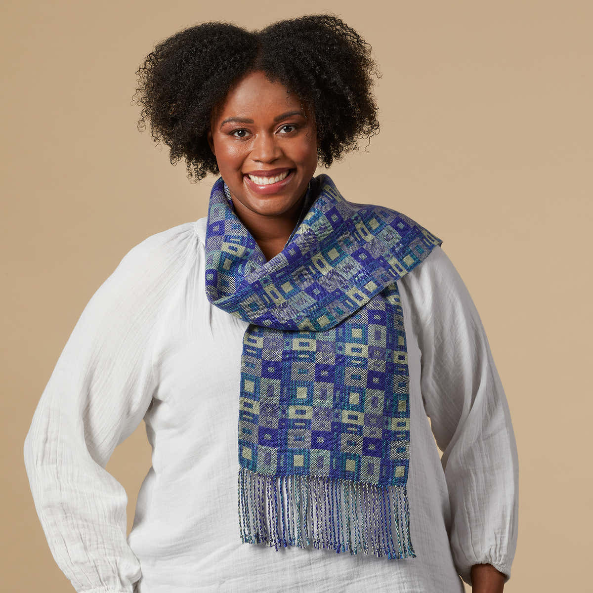 Valley Yarns #263 Pebbles in the Stream Scarf