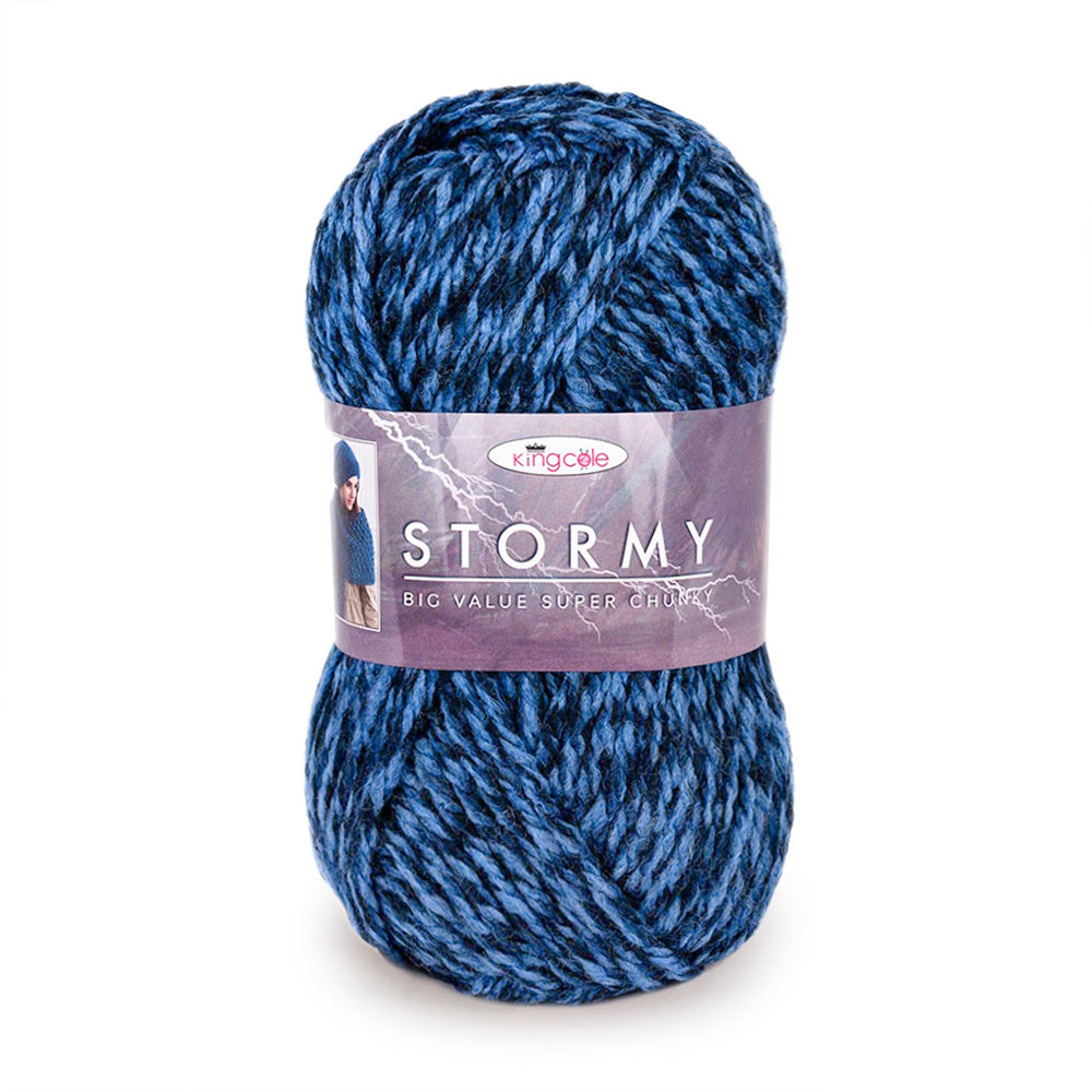 King Cole Big Value Super Chunky Stormy Yarn - Acrylic Super Chunky