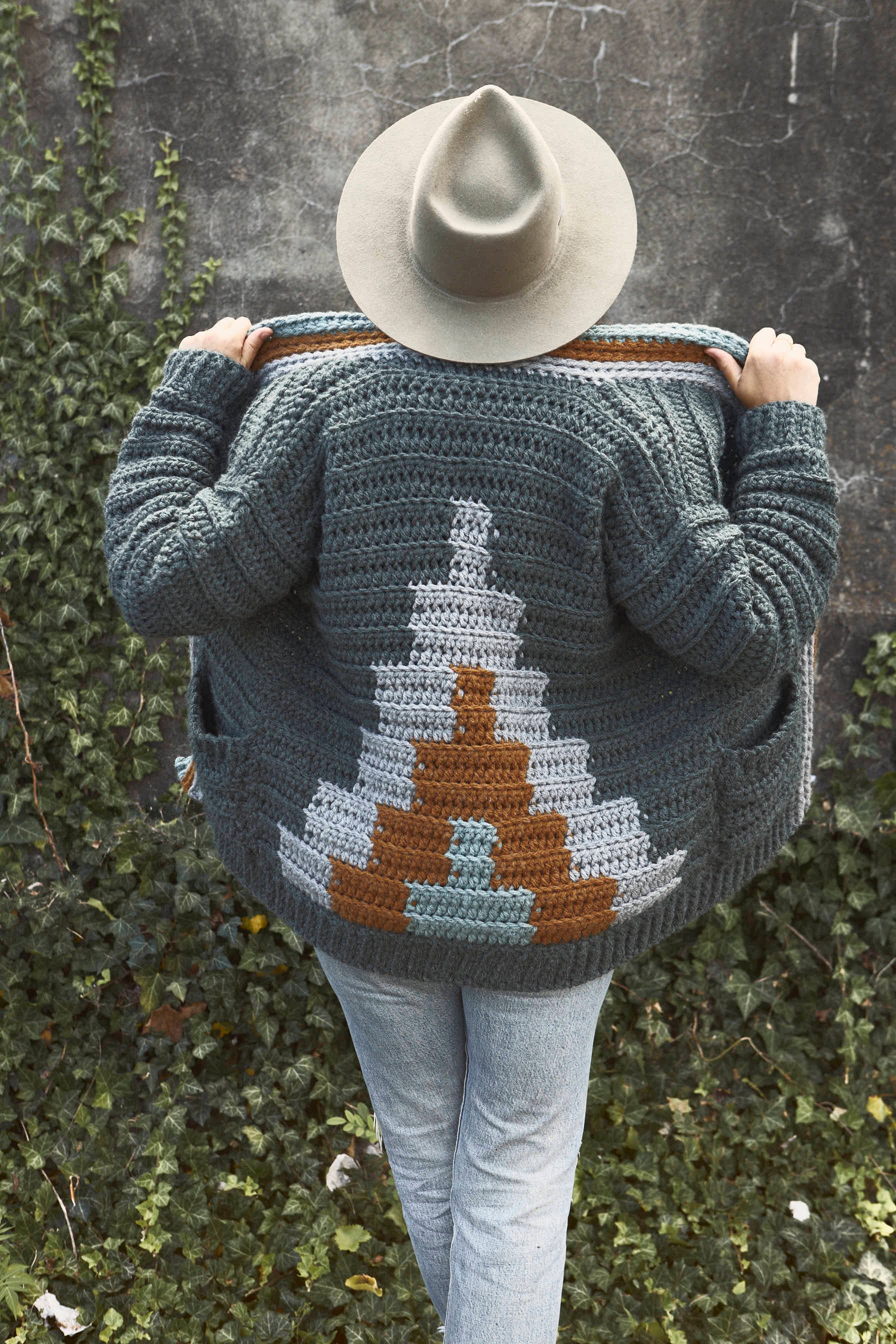 Mountaintop Cardigan Crochet Pattern