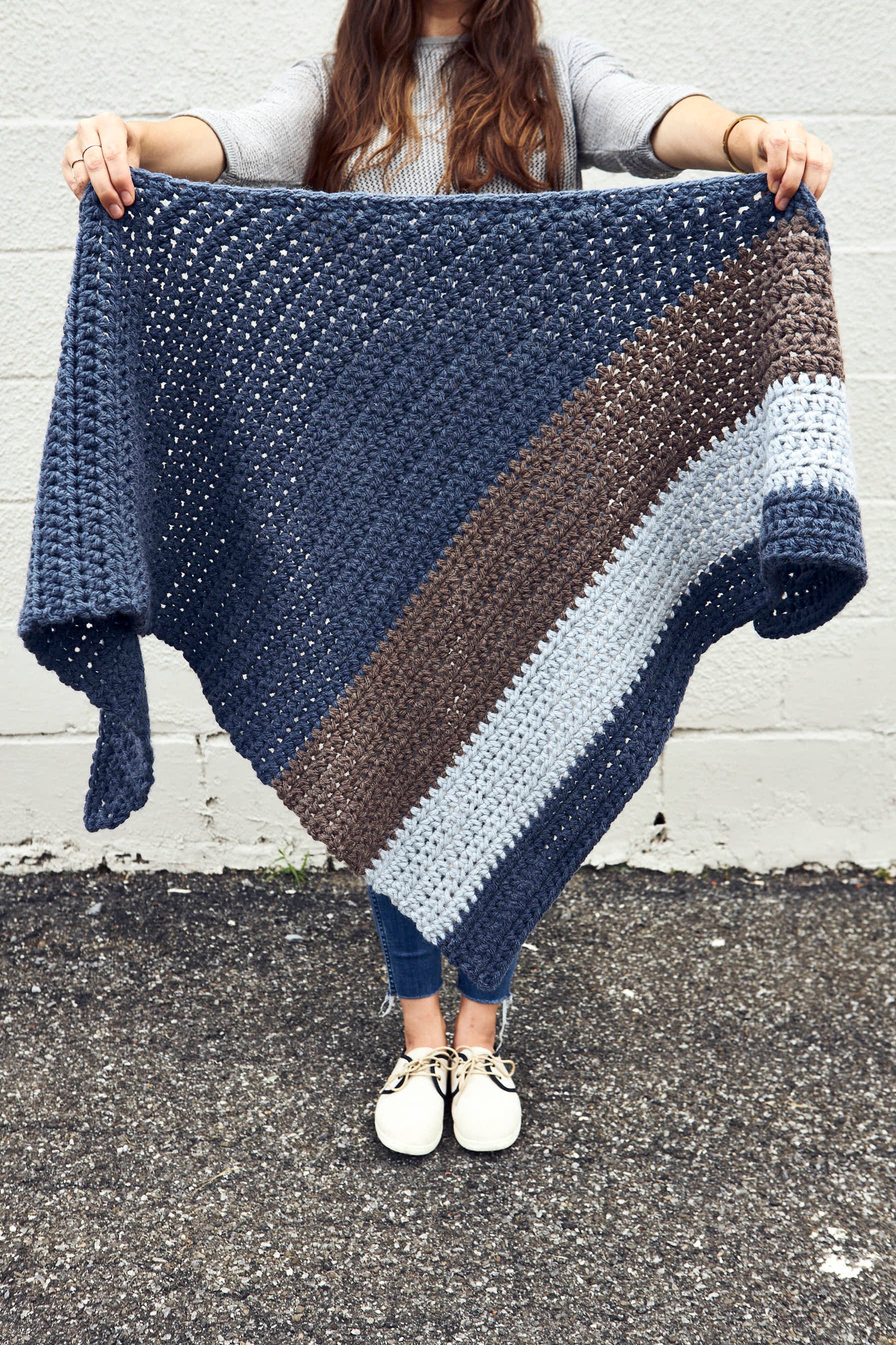Racer Wrap Scarf Crochet Pattern