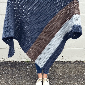 Racer Wrap Scarf Crochet Pattern