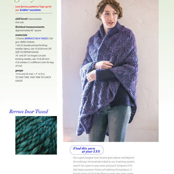 Berroco Morning Glory Blanket Knitting Pattern