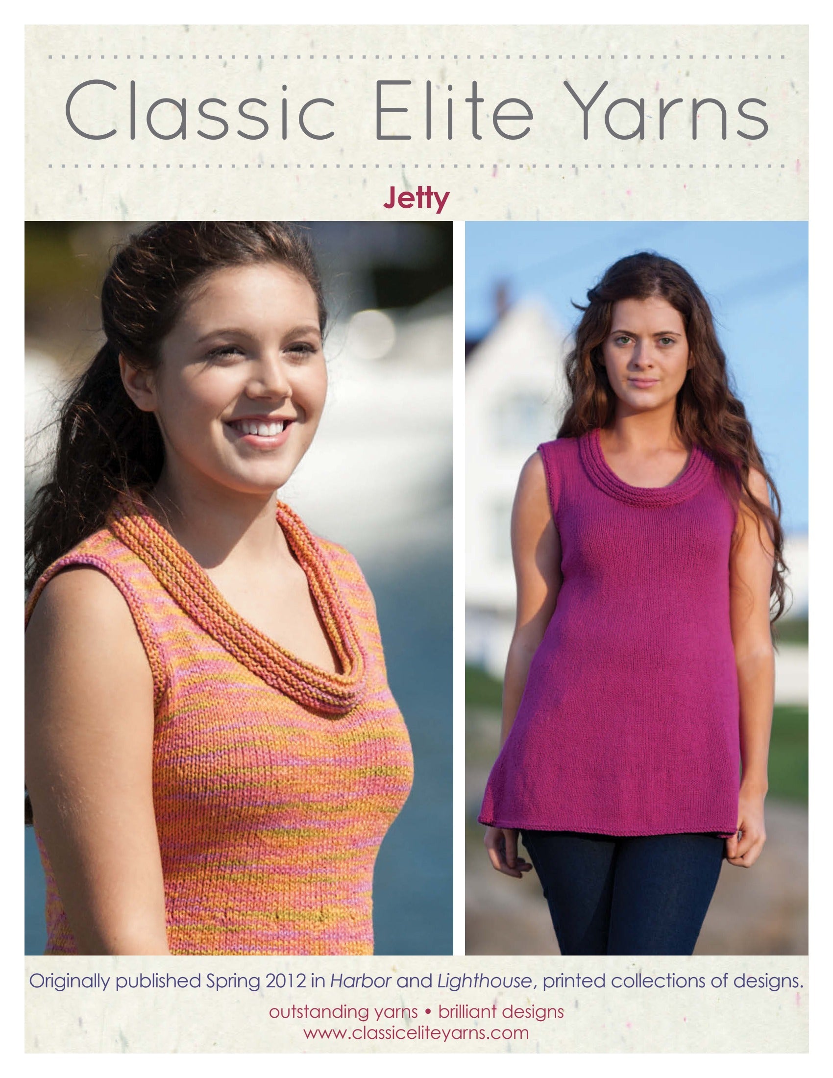 Classic Elite Yarns Jetty Jumper Knitting Pattern