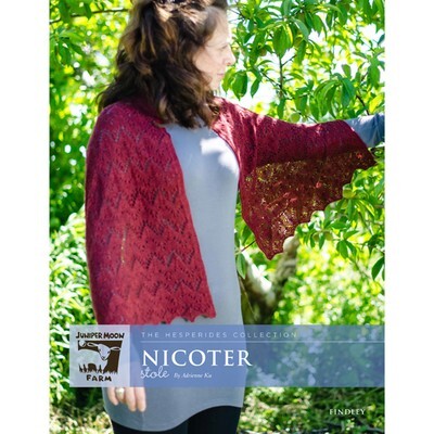 Juniper Moon Farm Nicoter Wrap Knitting Pattern