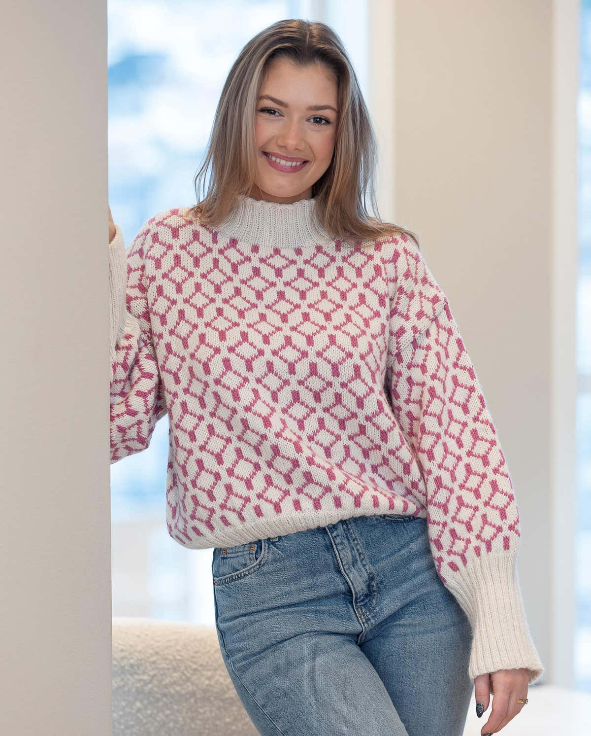 Supporting Sweater in Viking Garn Alpaca Storm