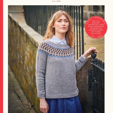 Sirdar Fair Isle Yoke Sweater Jumper Knitting Pattern