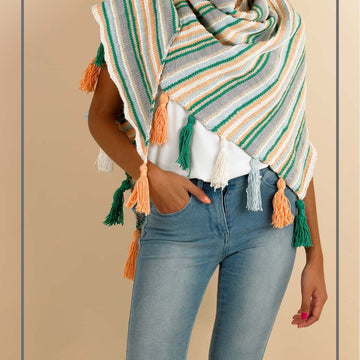 Paintbox Yarns Summertime Shawl Knitting Pattern
