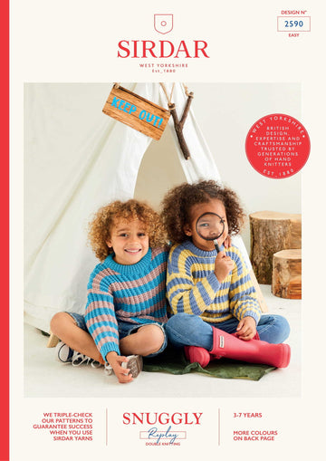 Sirdar 2590 Look Out Hooped Sweater PDF