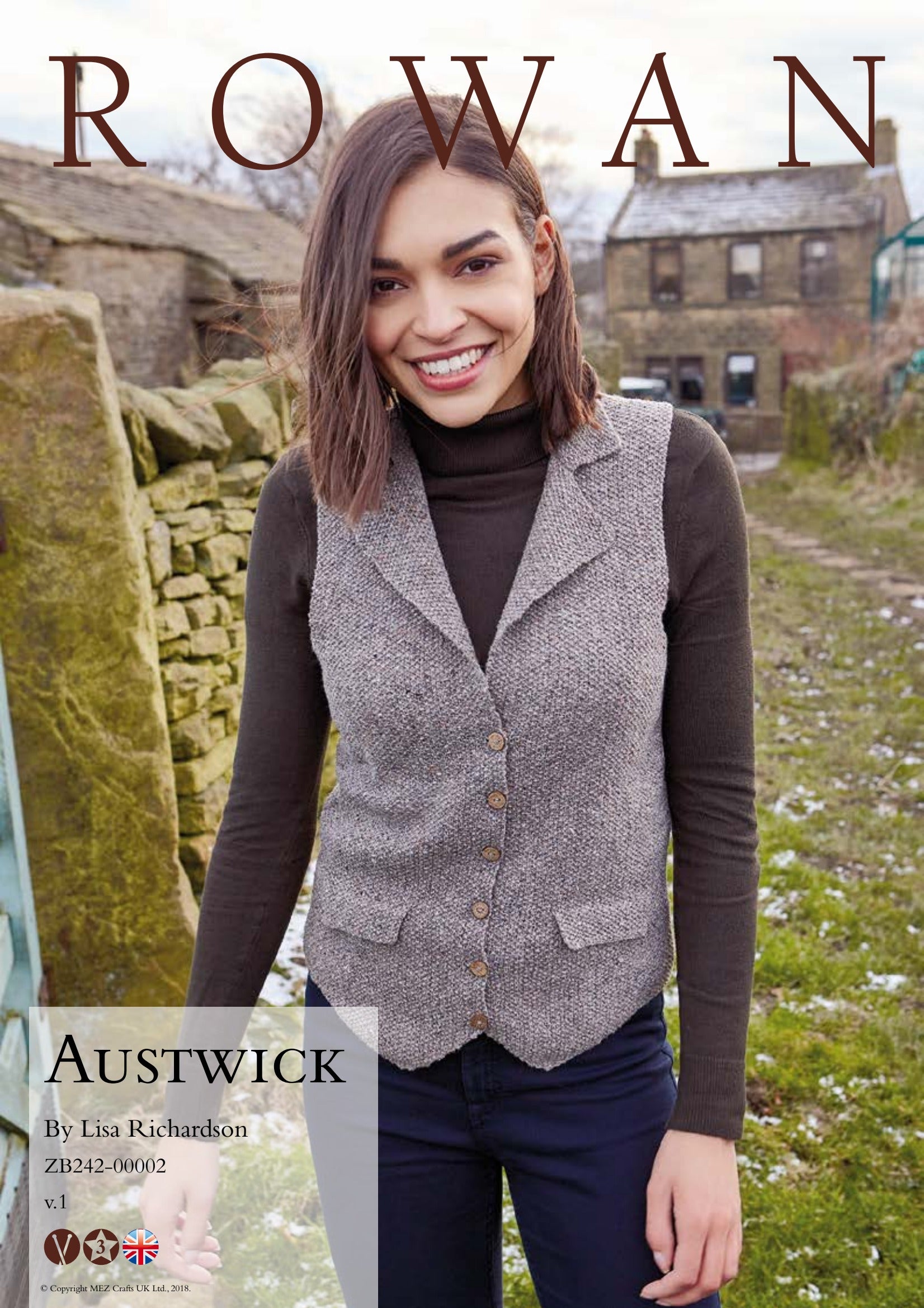Rowan Austwick Vest Knitting Pattern
