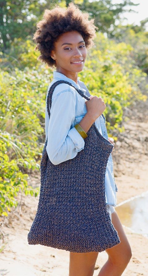 CafÃƒÂ© Bag Knitting Pattern