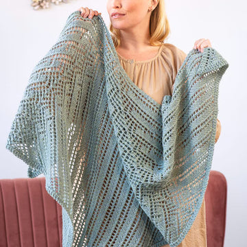 Linden Shawl Wrap Knitting Pattern