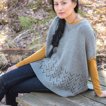 Berroco Camden Hills Poncho Cape Knitting Pattern