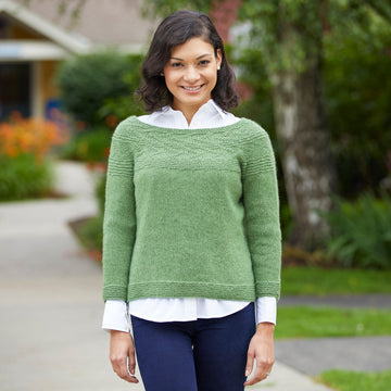 Valley Yarns Directional Pullover Knitting Pattern