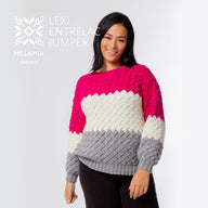 MillaMia Lexi Entrelac Jumper Knitting Pattern