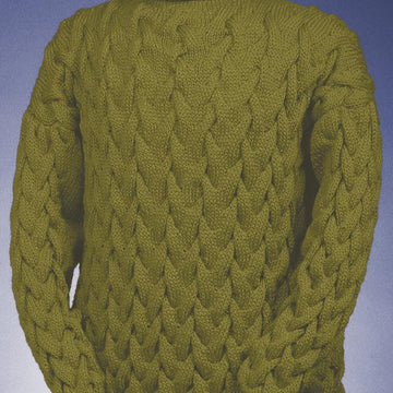 Wavy Cable Rollneck Pullover #123