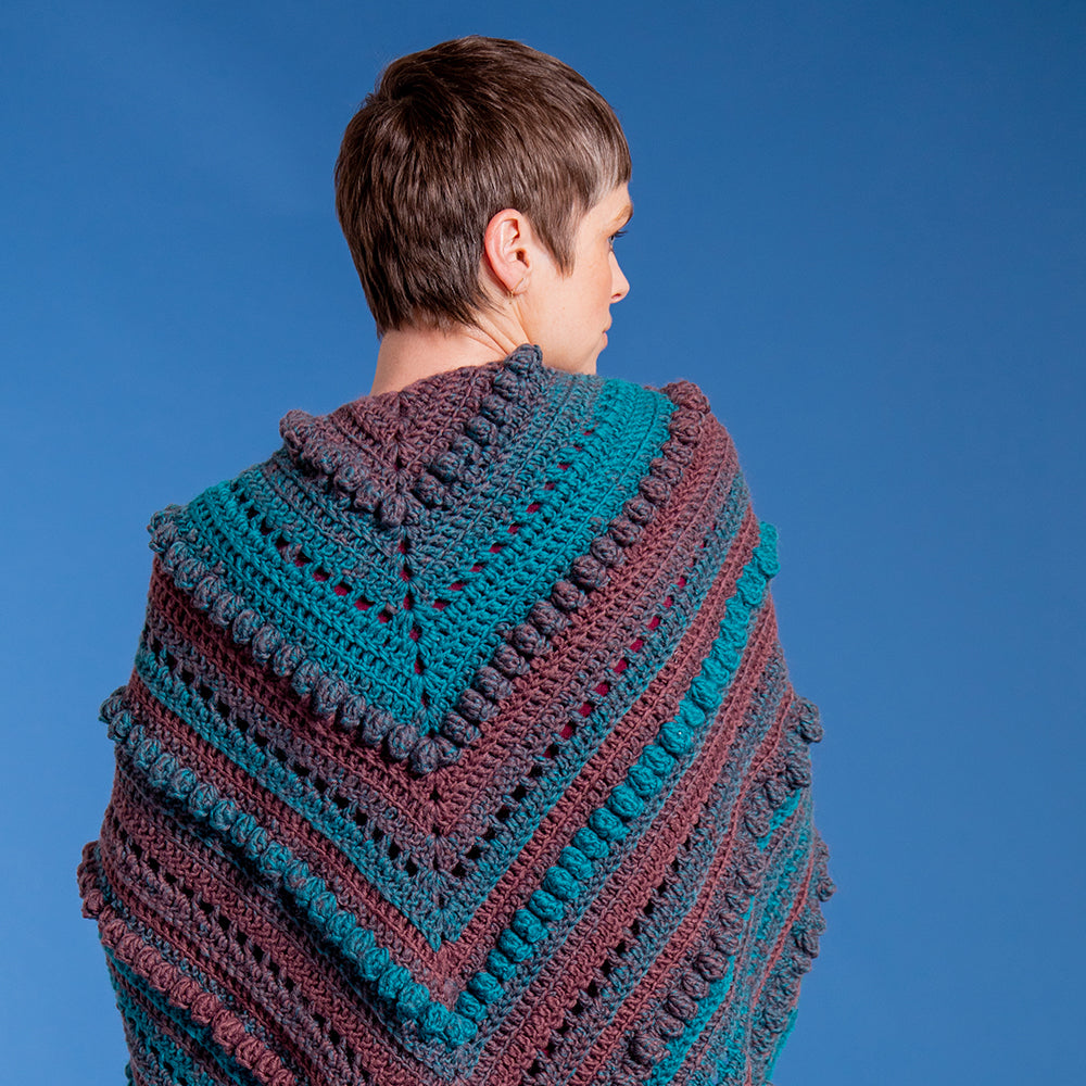 Texture & Tassels Shawl - Free Crochet Pattern for Women