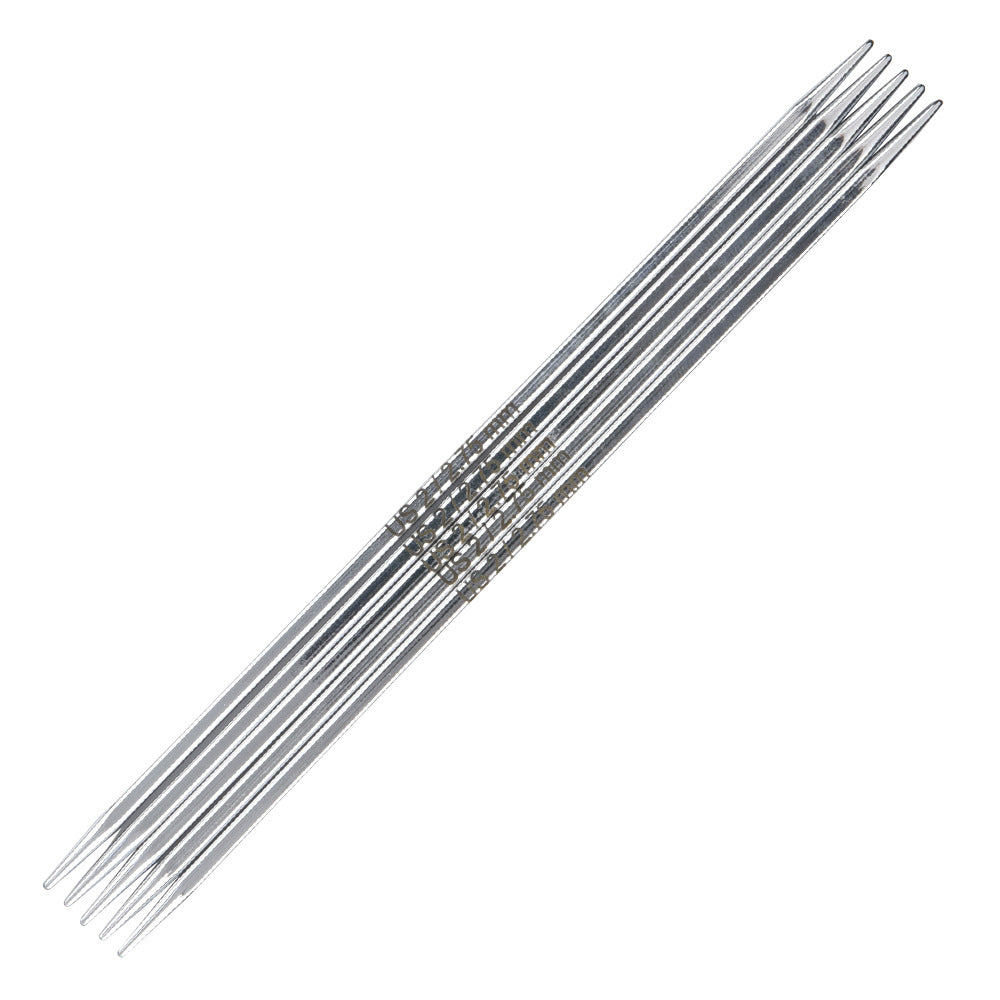 Knitter's Pride Nova Cubics Platina Double Pointed Needles 5"