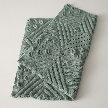 Valley Yarns Leaves and Lines Afghan Knitting Pattern