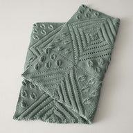Valley Yarns Leaves and Lines Afghan Knitting Pattern